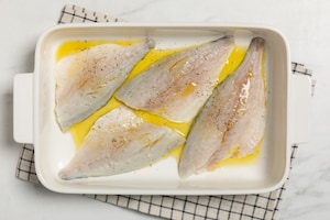 Preparazione Orata con i funghi porcini - Fase 1