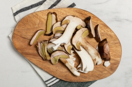 Preparazione Orata con i funghi porcini - Fase 2 Preparazione Orata con i funghi porcini - Fase 2