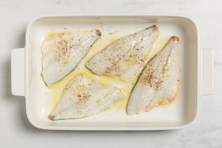 Preparazione Orata con i funghi porcini - Fase 3 Preparazione Orata con i funghi porcini - Fase 3