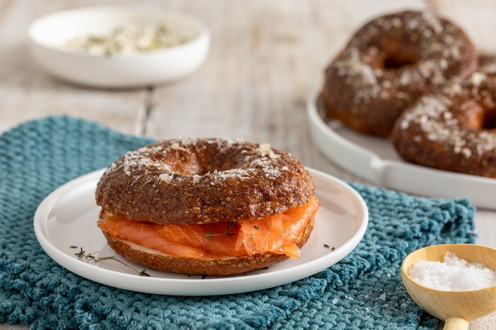 Pretzel bagel  ricetta