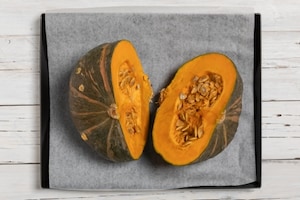 Preparazione Riso, latte e zucca - Fase 1