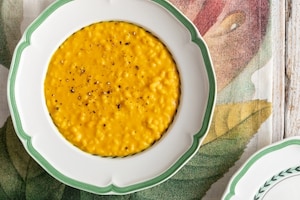 Preparazione Riso, latte e zucca - Fase 4