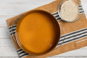 Preparazione Riso, latte e zucca - Fase 3