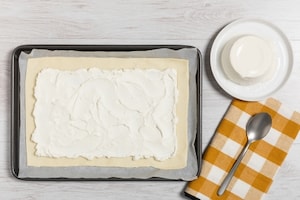 Preparazione Sfogliata di ricotta e pomodorini con pesto di pistacchi al basilico - Fase 3