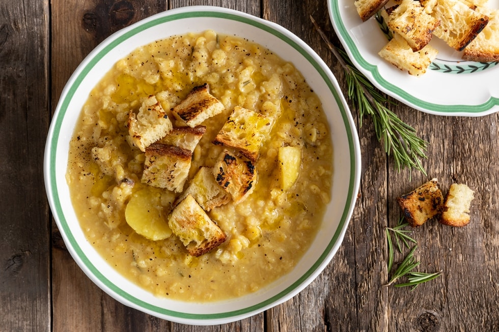 Zuppa di cicerchie ricetta