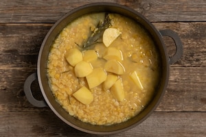 Preparazione Zuppa di cicerchie - Fase 2