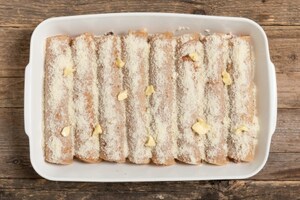 Preparazione Cannelloni di crêpes senza glutine alle castagne con radicchio e speck - Fase 4