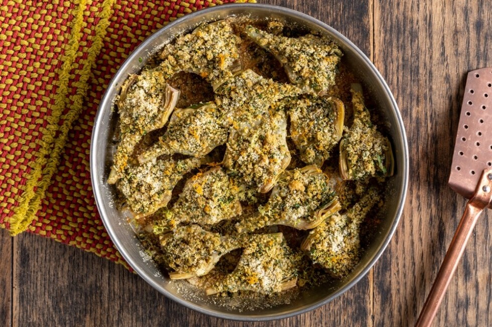 Carciofi gratinati senza glutine ricetta Carciofi gratinati senza glutine ricetta