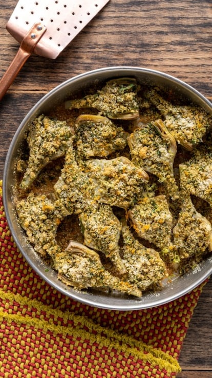 Carciofi gratinati senza glutine 
