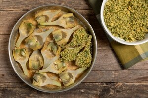 Preparazione Carciofi gratinati senza glutine  - Fase 3