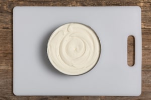 Preparazione Cheesecake fredda senza glutine con marmellata di arance amare - Fase 3