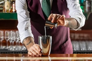 Preparazione Japanese cocktail - Fase 1