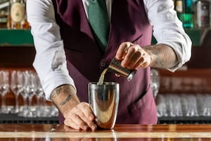 Preparazione Japanese cocktail - Fase 1