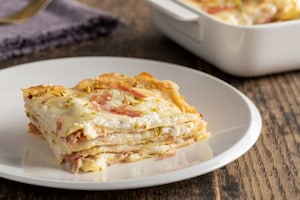 Preparazione Lasagne senza glutine alla mortadella e provolone piccante  - Fase 4