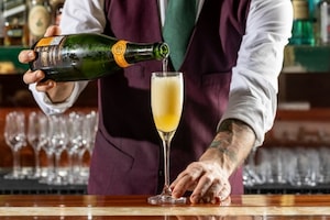 Preparazione Mimosa cocktail - Fase 1