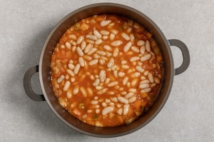 Preparazione Minestra di cavolo nero e fagioli cannellini - Fase 3