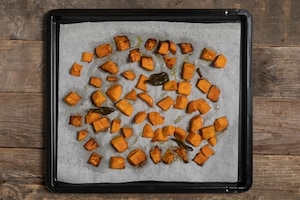 Preparazione Risotto zucca e gorgonzola - Fase 1