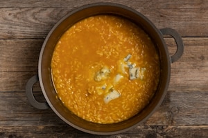 Preparazione Risotto zucca e gorgonzola - Fase 5