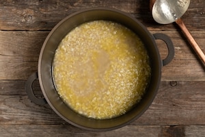 Preparazione Risotto zucca e gorgonzola - Fase 3