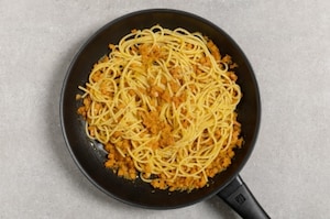 Preparazione Spaghetti al ragù di zucca - Fase 4