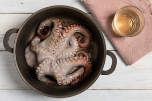 Preparazione Spaghetti al sugo di polpo - Fase 1