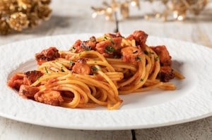 Preparazione Spaghetti al sugo di polpo - Fase 4