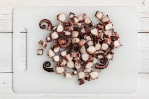 Preparazione Spaghetti al sugo di polpo - Fase 2