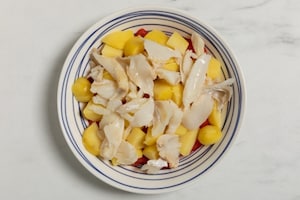 Preparazione Stoccafisso con patate, pomodorini e olive taggiasche  - Fase 2