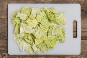 Preparazione Verza gratinata al forno - Fase 1