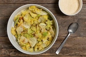 Preparazione Verza gratinata al forno - Fase 2