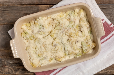 Preparazione Verza gratinata al forno - Fase 3 Preparazione Verza gratinata al forno - Fase 3