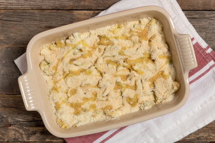 Preparazione Verza gratinata al forno - Fase 3 Preparazione Verza gratinata al forno - Fase 3