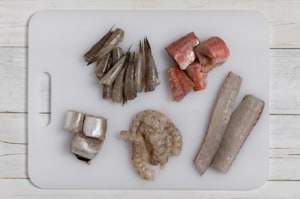 Preparazione Brodetto di pesce misto - Fase 1