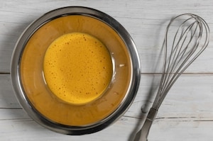 Preparazione Linguine con zucchine, mazzancolle e zabaione salato - Fase 2