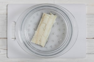 Preparazione Petali di baccalà con pomodorini confit e tapenade - Fase 3