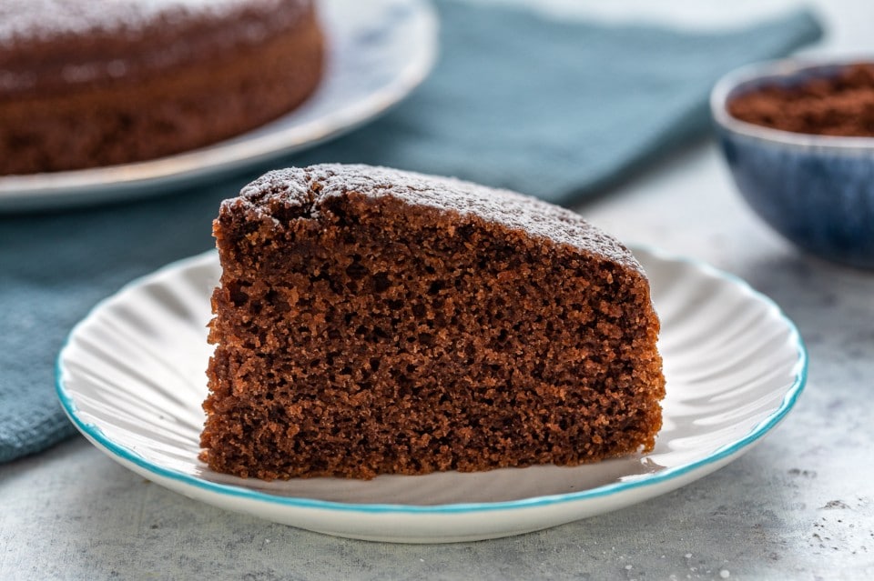 Torta all'acqua al cacao ricetta