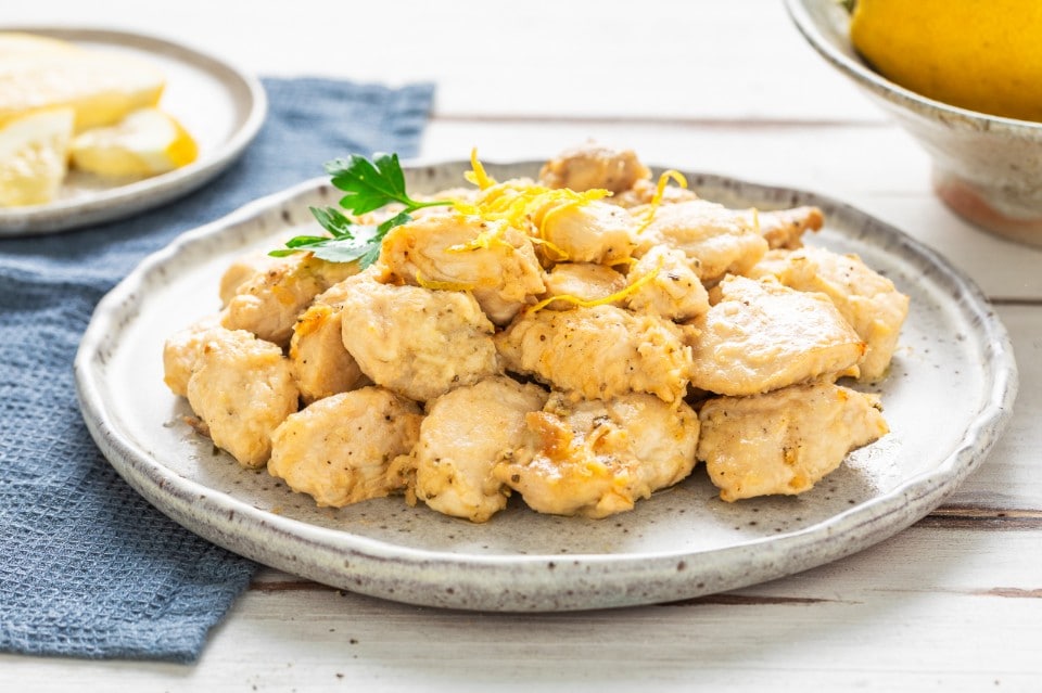 Bocconcini di pollo al limone ricetta