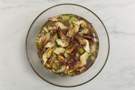 Preparazione Carciofi alla napoletana - Fase 1