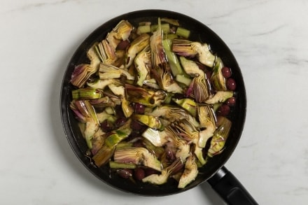 Preparazione Carciofi alla napoletana - Fase 2