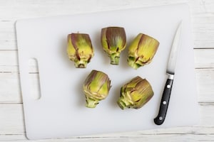 Preparazione Carciofi e patate al forno - Fase 1
