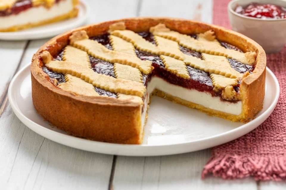 Crostata con ricotta e marmellata ricetta