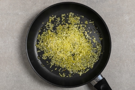 Preparazione Gnocchi con zucca, salsiccia e porri - Fase 1 Preparazione Gnocchi con zucca, salsiccia e porri - Fase 1
