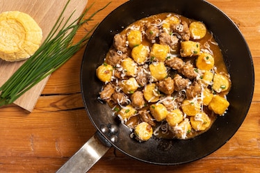 Gnocchi di polenta con salsiccia