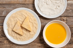 Preparazione Mozzarella in carrozza al forno - Fase 2