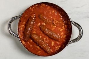 Preparazione Salsiccia e fagioli - Fase 4