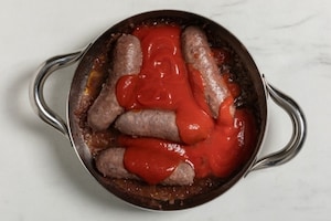 Preparazione Salsiccia e fagioli - Fase 2