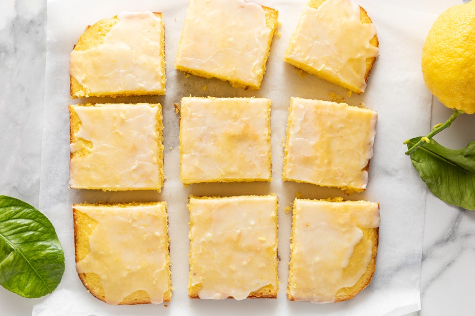 Brownies al limone Brownies al limone