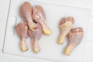 Preparazione Cosce di pollo in padella - Fase 1