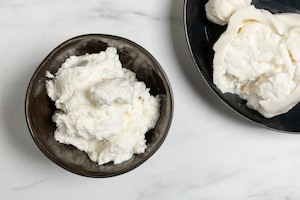 Preparazione Fregula al nero di seppia con seppia e burrata - Fase 2