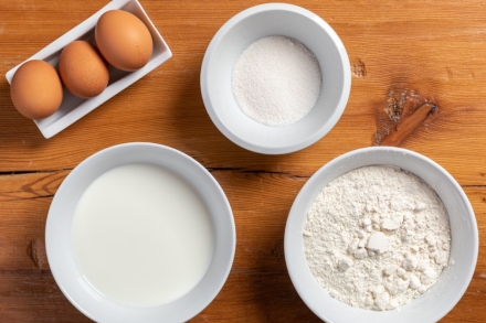 Preparazione Kaiserschmarren - Fase 1 Preparazione Kaiserschmarren - Fase 1